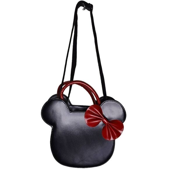 Disney Minnie Mouse Face Shape Crossbody Purse - Picture 1 of 10